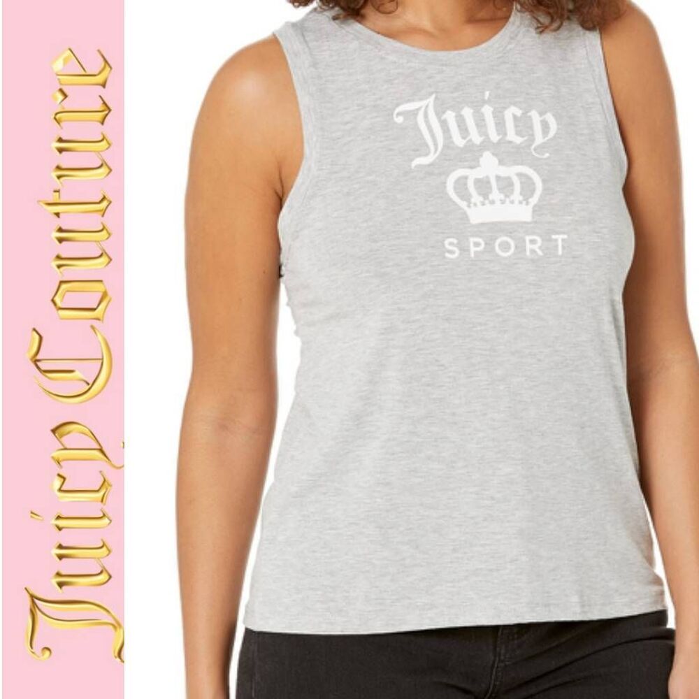 Juicy‎ Couture Sport Sleevless Crew Logo Top